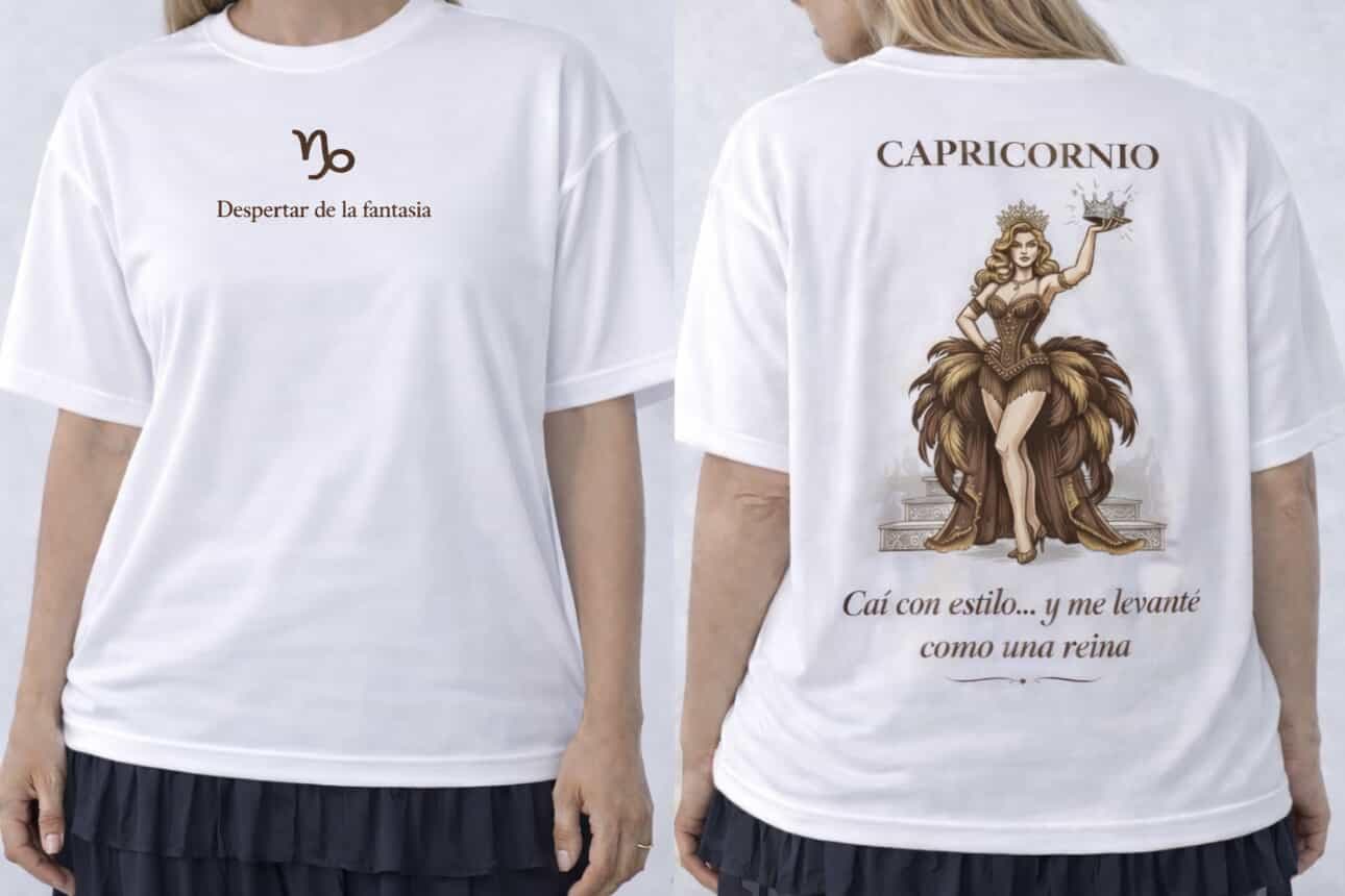 Playera Signo Zodiacal - Capricornio 