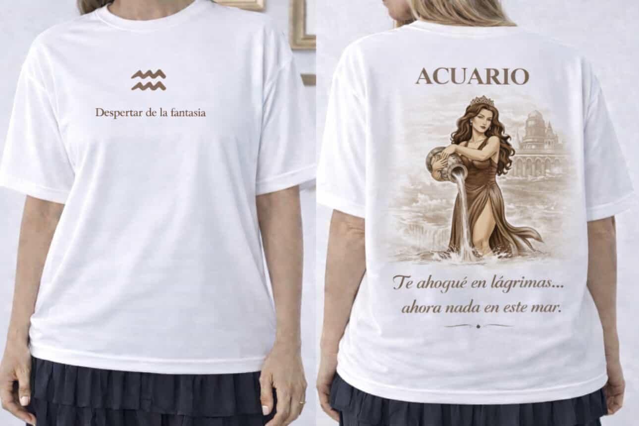 Playera Signo Zodiacal - Acuario